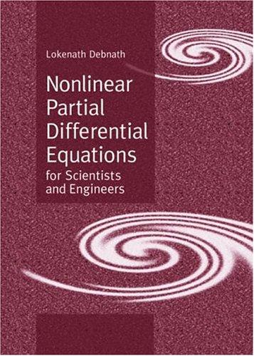 Cover for Nonlinear partial differential equations for scientists and engineers
