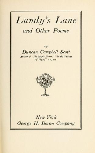 Cover for Lundy's Lane