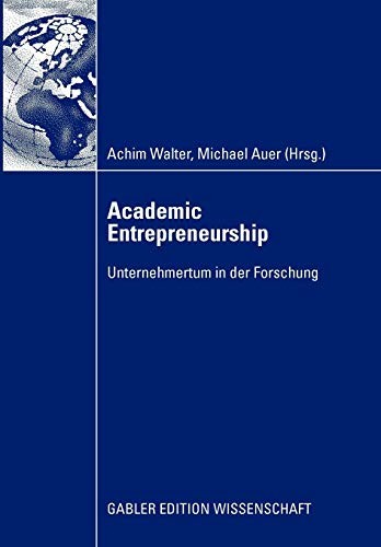 Cover for Academic Entrepreneurship