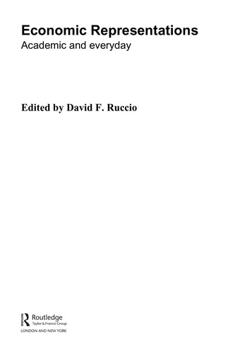 Cover for Economic representations