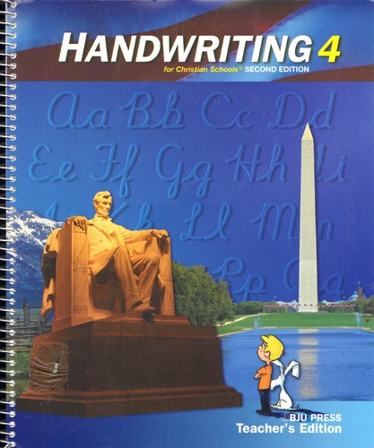 Cover for Handwriting 4 for Christian Schools