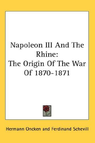 Cover for Napoleon III And The Rhine