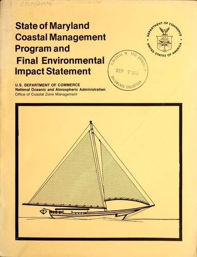 Cover for Final environmental impact statement