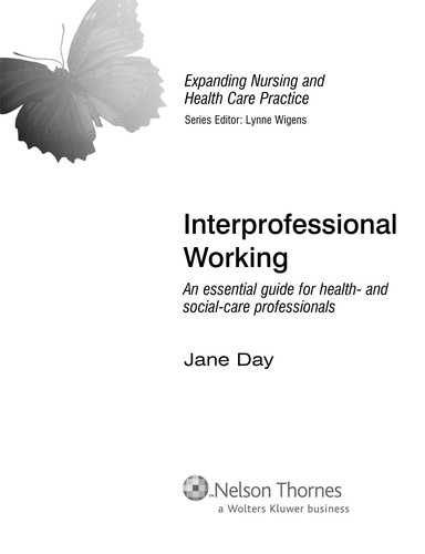 Cover for Interprofessional working