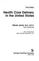Cover for Health care delivery in the United States