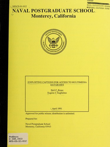 Cover for Exploiting captions for access to multimedia databases