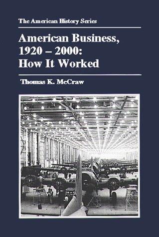 Cover for American Business, 1920-2000