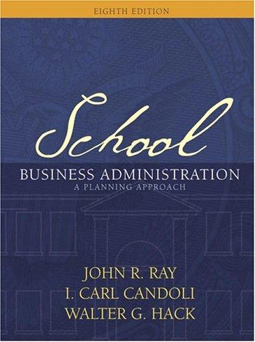 Cover for School business administration