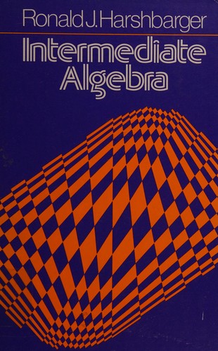 Cover for Intermediate algebra