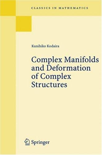 Cover for Complex manifolds and deformation of complex structures