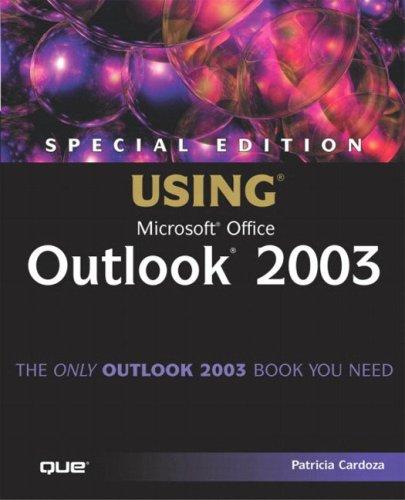 Cover for Using Microsoft Office Outlook 2003