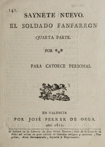 Cover for El soldado fanfarrón