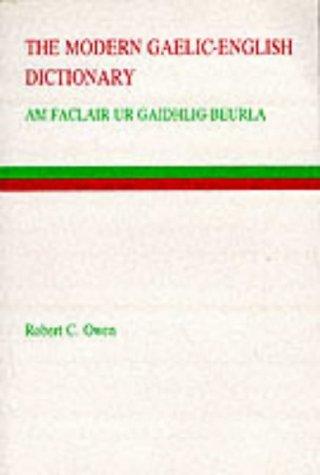 Cover for modern Gaelic-English dictionary