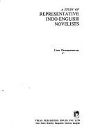 Cover for A study of representative Indo-English novelists.