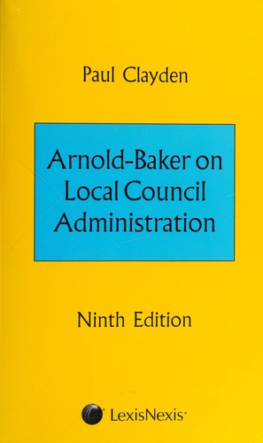 Cover for Local council administration