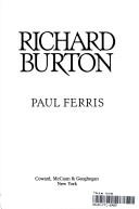 Cover for Richard Burton