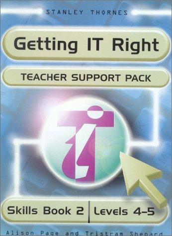 Cover for Getting It Right Teacher Support Packs 2 Levels 4-5 (Getting It Right)