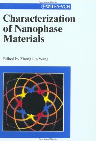 Cover for Characterization of nanophase materials
