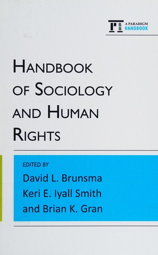 Cover for Handbook of sociology and human rights