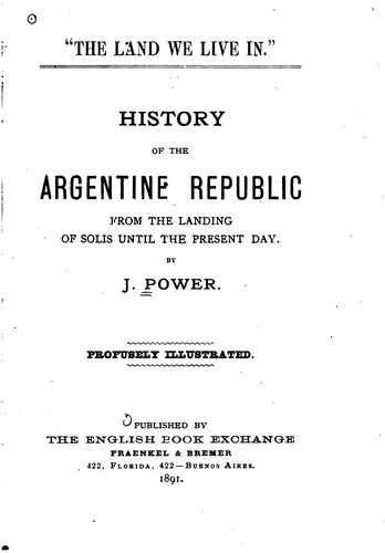 Cover for "The land we live in."