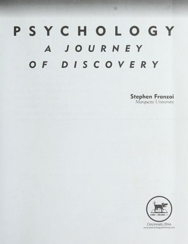 Cover for PSYCHOLOGY 