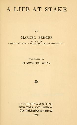 Cover for life at stake