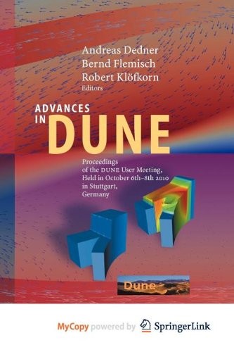 Cover for Advances in DUNE