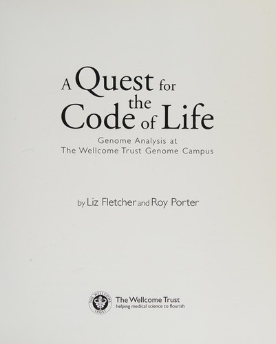 Cover for A quest for the code of life