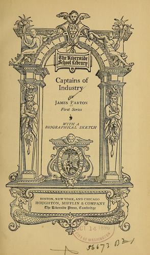 Cover for Captains of industry