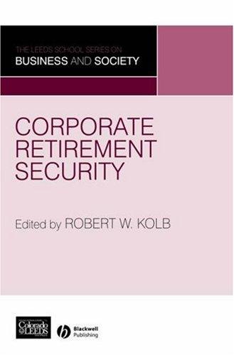 Cover for Corporate Retirement Security