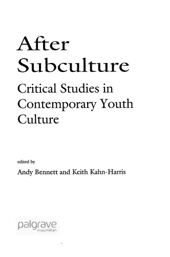 Cover for After subculture