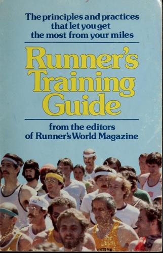 Cover for Runner's training guide