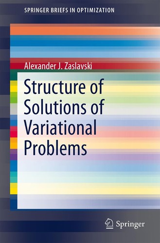 Cover for Structure of Solutions of Variational Problems