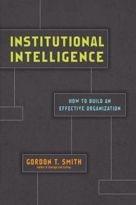 Cover for Institutional Intelligence