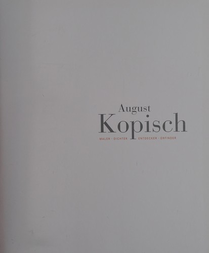 Cover for August Kopisch