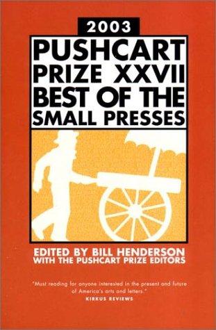 Cover for The Pushcart Prize XXVII