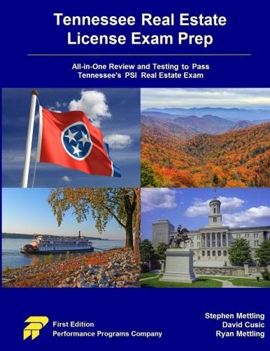 Cover for Tennessee Real Estate License Exam Prep