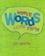 Cover for Where words come from