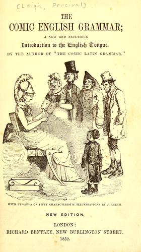 Cover for The comic English grammar