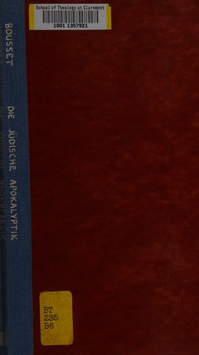 Cover for Die jüdische apokalyptik