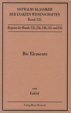 Cover for Die Elemente. Buch I - XIII.