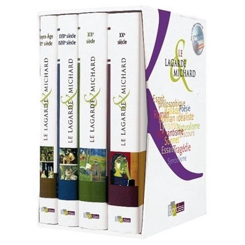 Cover for Lagarde et Michard / Les Grands Auteurs Francais, 4 Volumes and CD ROM