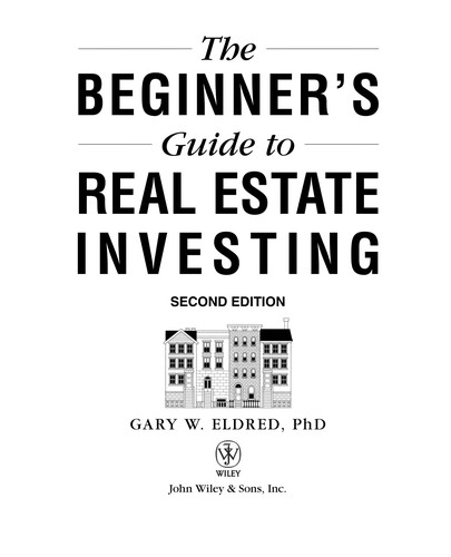 Cover for The Beginner's Guide to Real Estate Investing