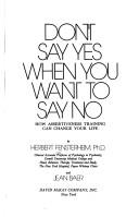 Cover for Don't say yes when you want to say no