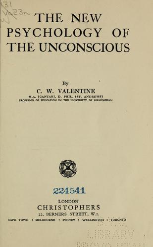 Cover for Dreams and the unconscious