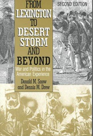 Cover for From Lexington to Desert Storm and beyond