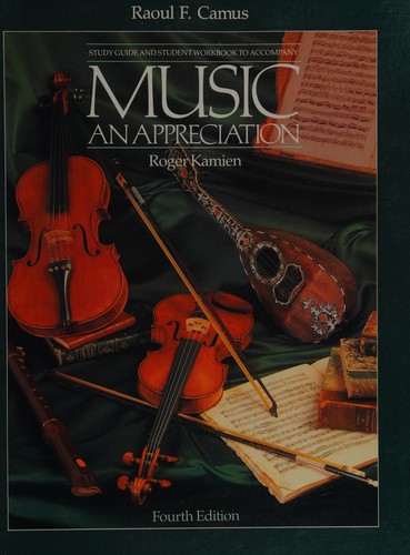 Cover for Study guide and student workbook to accompany Kamien : Music 
