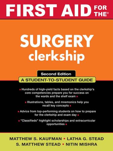 Cover for First Aid for the® Surgery Clerkship