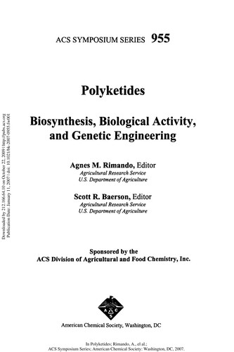 Cover for Polyketides
