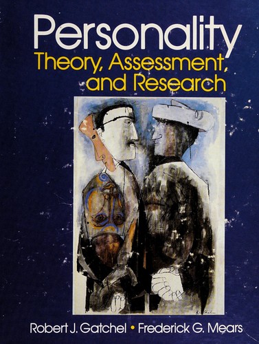 Cover for Personality theory, assessment, and research